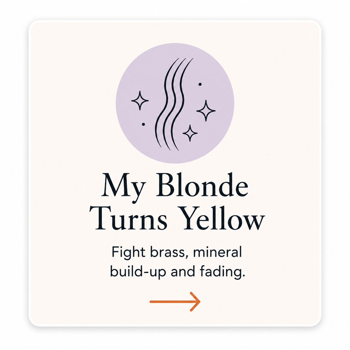 My Blonde Turns Yellow