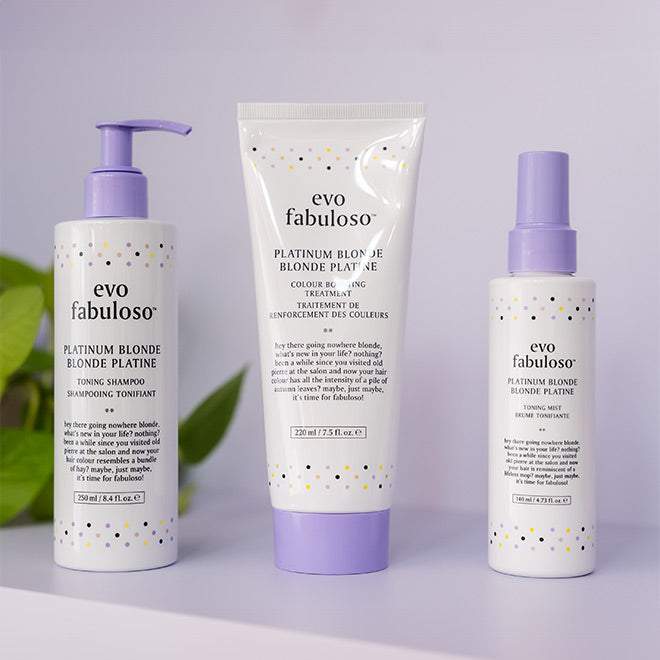 Evo Fabuloso Platinum Blonde Toning Shampoo 250ml
