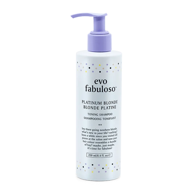 Evo Fabuloso Platinum Blonde Toning Shampoo 250ml