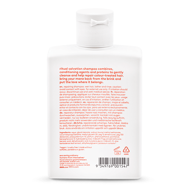 Evo Ritual Salvation Repairing Shampoo 300ml