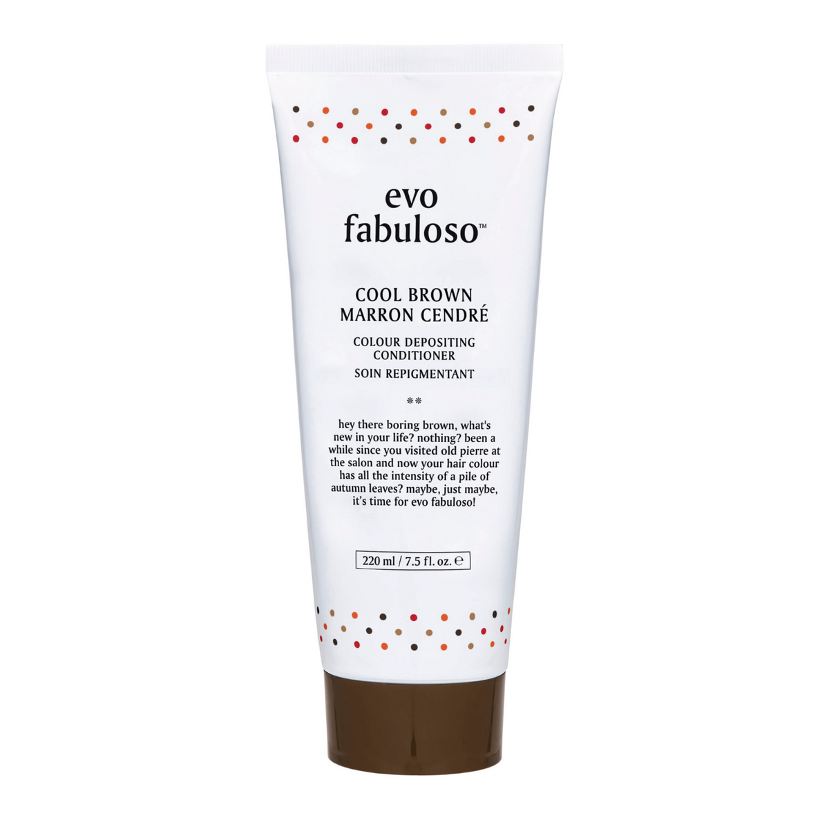 Evo Fabuloso Cool Brown Colour Depositing Conditioner 220ml