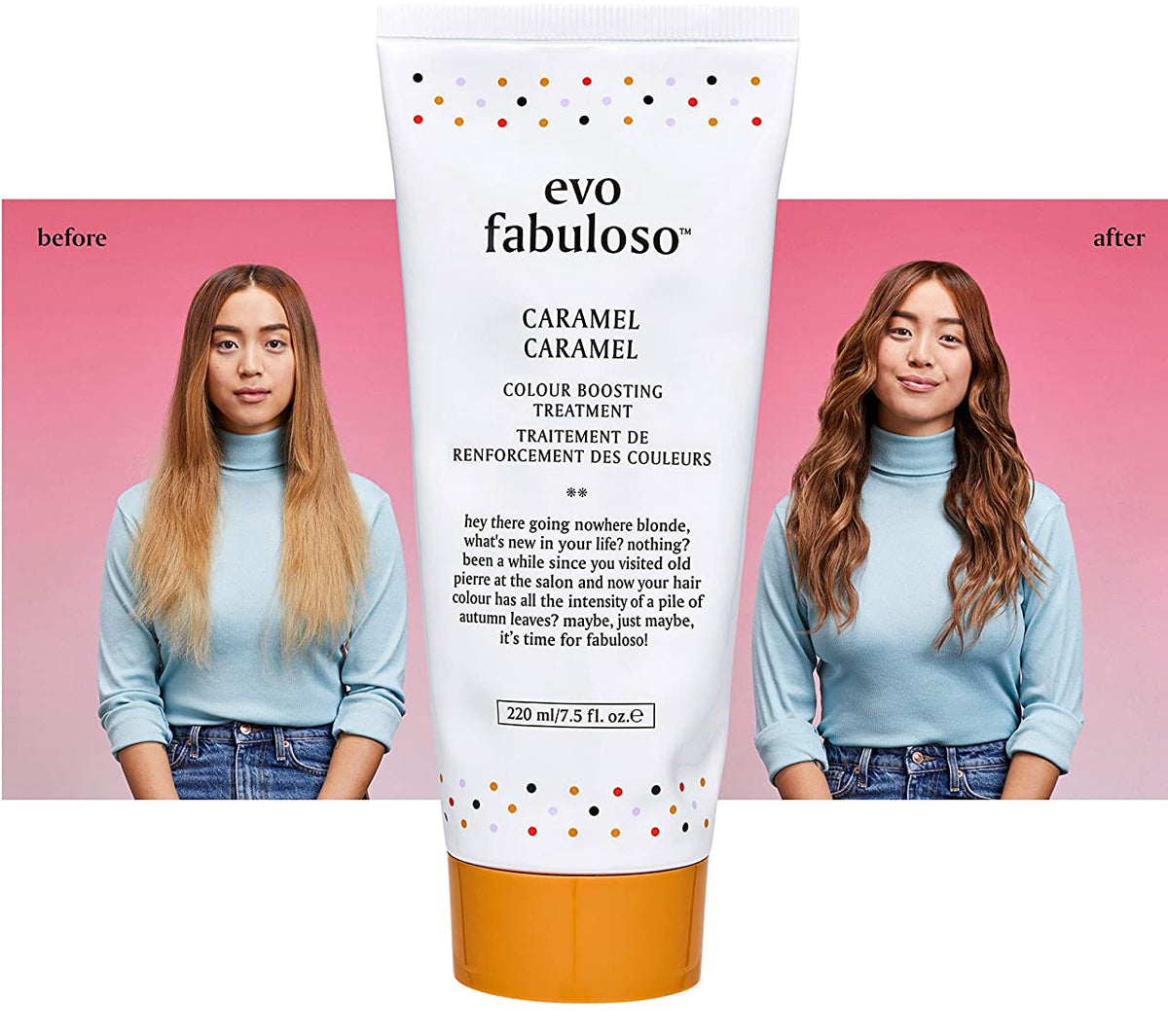 Evo Fabuloso Caramel Colour Depositing Conditioner 220ml