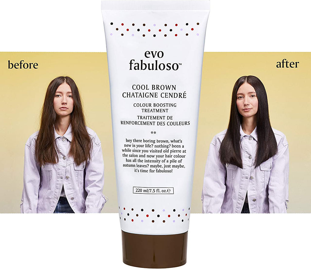Evo Fabuloso Cool Brown Colour Depositing Conditioner 220ml