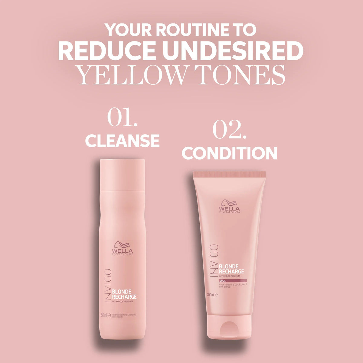 Wella Invigo Blonde Recharge Cool Colour Refreshing Conditioner