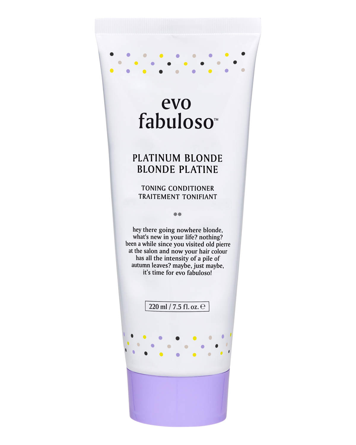 Evo Fabuloso Platinum Blonde Toning Conditioner 220ml
