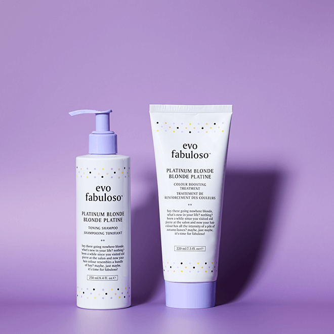 Evo Fabuloso Platinum Blonde Toning Shampoo 250ml
